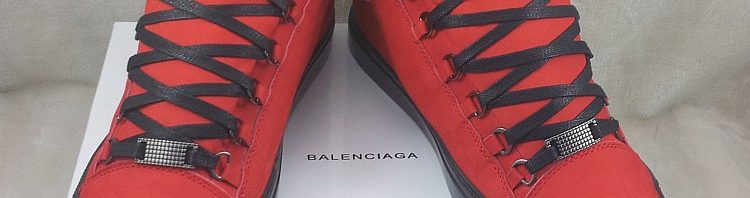 Tênis Couro Vermelho Balenciaga
