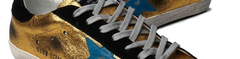 Tênis Dourado Golden Goose Deluxe Brand