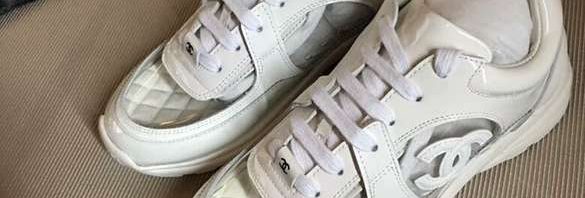 Tênis Sneakers Transparente Chanel