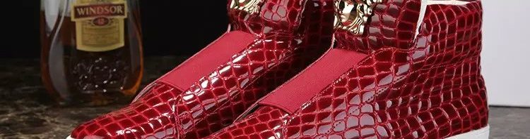Tênis Vermelho Couro Versace