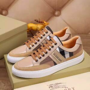 Tênis Xadrez Bege Burberry
