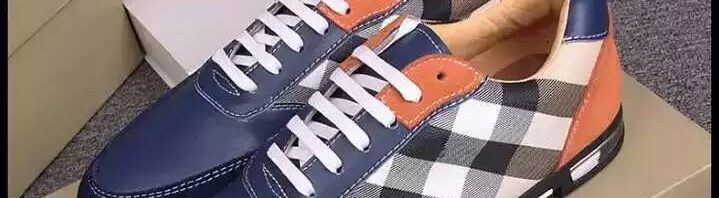 Tênis Xadrez Couro Burberry