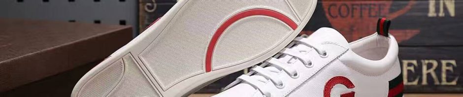 Tênis casual couro Gucci