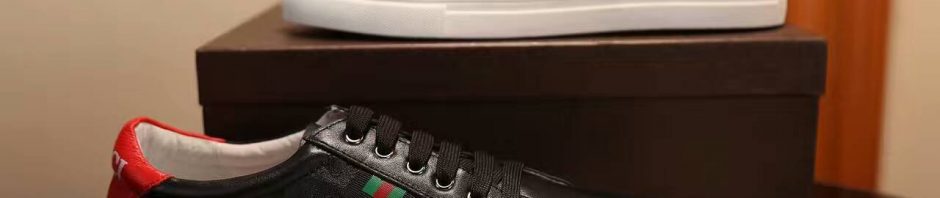 Tênis casual de couro Gucci