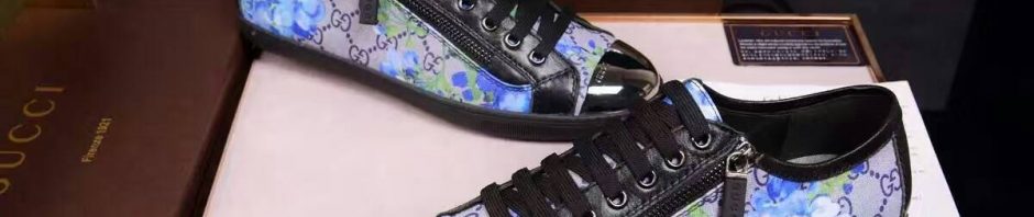 Tênis casual de couro Gucci