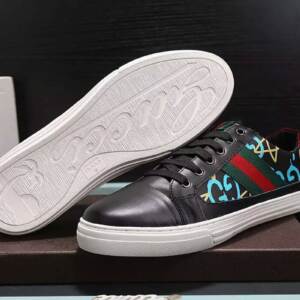 Tênis casual de couro Gucci