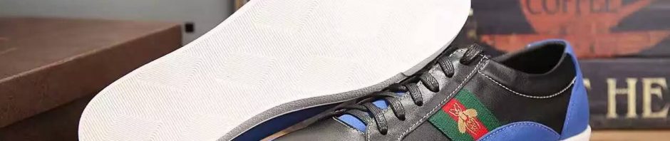 Tênis casual de couro Gucci