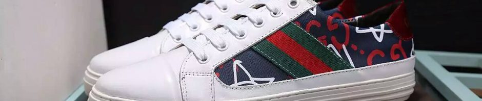 Tênis casual de couro Gucci