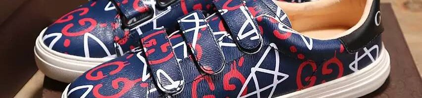 Tênis casual de couro Gucci