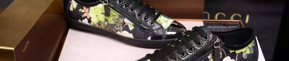 Tênis casual de couro Gucci