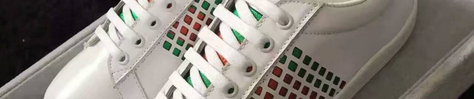Tênis casual de couro Gucci