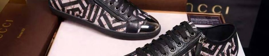 Tênis casual de couro Gucci