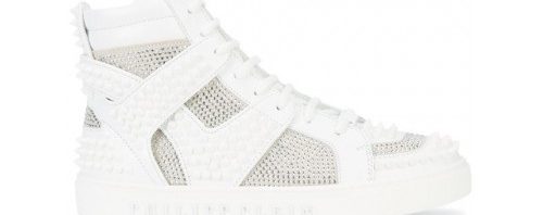 Tênis com apliques Philipp Plein