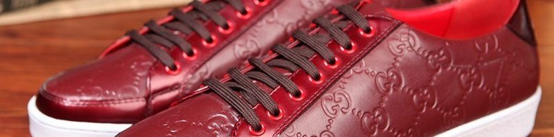Tênis de Couro Gucci