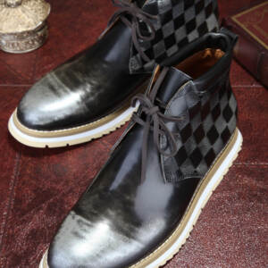 Tênis de Couro Louis Vuitton