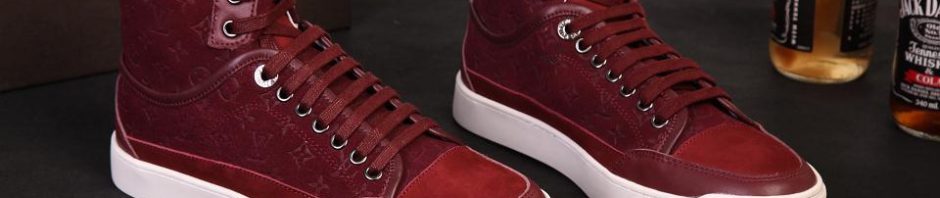 Tênis de Couro Louis Vuitton
