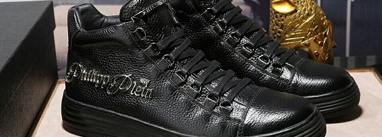 Tênis de couro Philipp Plein