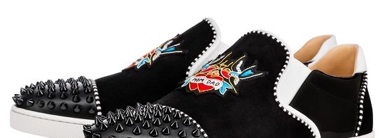 Tênis em couro Christian Louboutin