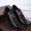 Tênis masc. de couro Gucci