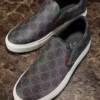 Tênis masc. de couro Gucci