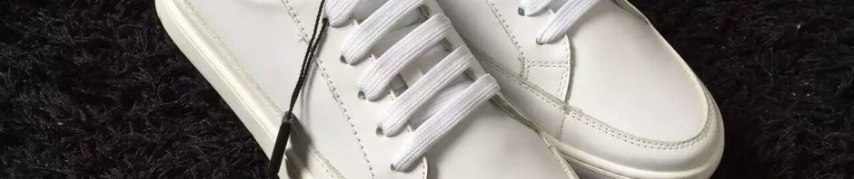 Tênis masc. de couro Gucci