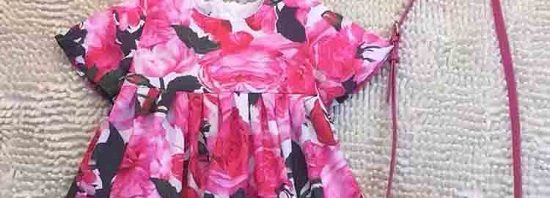 Vestido Infantil + Bolsa + Tiara Dolce&Gabbana