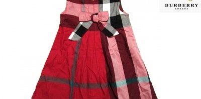 Vestido Infantil Burberry