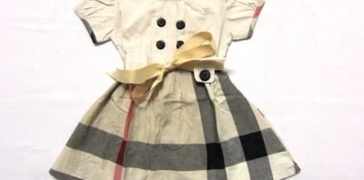 Vestido Infantil Burberry