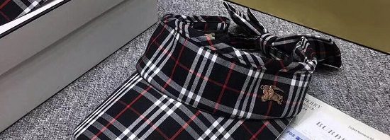 Viseira boné Burberry